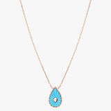 Collier Turquoise Martine (Moyen modèle)