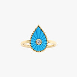 Bague Turquoise Martine (Grand modèle)